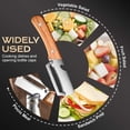 thumbnail image 5 of Bxaolu 2 IN 1 Premium Vegetable Peeler with Wooden Handle and Bottle Opener Stainless Steel Blade Home Kitchen Tool for Fruit Apple Potato Pumpkin Papaya Cucumber, 5 of 9