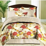 Sophie Microfiber 6pc Bed in a Bag, Latte