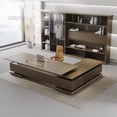thumbnail image 3 of Ergonomic Computer Desks Organizer Desk Writing Study Vanity Desk Office DesignerTable Adjustable Scrivania Gaming Furniture My Lux Decor Round, 3 of 26