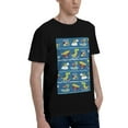 thumbnail image 2 of Bingfone Dinosaur On The Beach Vacation Men'S Loose Fit Short-Sleeve Pocket T-Shirt, 2 of 7
