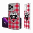 thumbnail image 3 of D.C. United iPhone Plaid Design Clear Case, 3 of 7