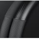 thumbnail image 4 of Funda de volante de microfibra de cuero, universal, 38 cm, antideslizante, transpirable, suave y duradera, accesorio para coche (negro), 4 of 5