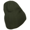 thumbnail image 3 of Big Size Cotton Short Beanie - Olive XL-3XL, 3 of 5