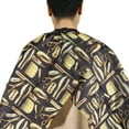 thumbnail image 6 of Unique Bargains 1 Pc Hair Dryer Pattern Hairdressing Cape for Barber Shop 64.96"x57.09" Black, Yellow, 6 of 7
