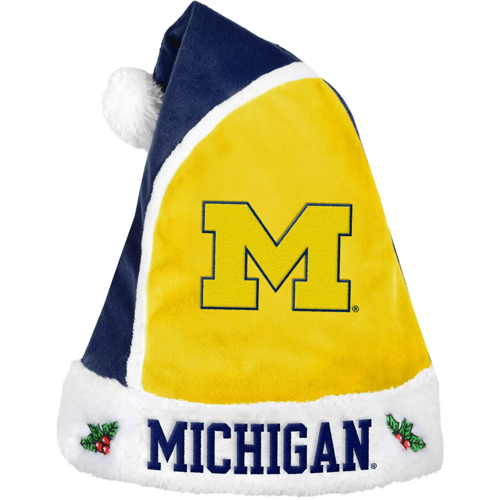 Forever Collectibles NCAA 2015 Santa Hat, University of Michigan