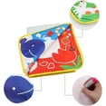thumbnail image 4 of Educational Toy Gift, Magic Drawing Mat for Kids, Reusable & Safe Aqua Coloring Pad with Neon Colors, Mess-Free Painting for Creative Learning and Fun, 4 of 5