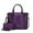 SD Purple, variant on MKF Collection Frankie Women's Tote Bag with Wallet, Gradient Crocodile Vegan Leather Handbag Purse by Mia K - Pink