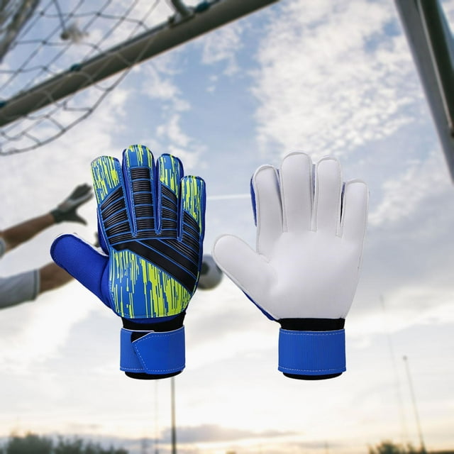 Guantes de Guantes de fútbol Antideslizantes Protección de dedos Hombres Mujeres Guantes de fútbol gruesos de alto rendimiento Guantes de 10 centímetros