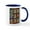 White/Navy Inside, variant on CafePress - Day Of The Dead Sugar Skulls Collection Mugs - 11 oz Ceramic Mug - Novelty Coffee Tea Cup