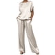 thumbnail image 1 of Sudadera con capucha para mujer, chándal de manga larga, pantalones de chándal a juego, conjunto de chándal de 2 piezas, 1 of 5
