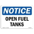 thumbnail image 1 of SignMission OS-NS-A-1824-L-17006 Panneau de Signalisation OSHA 18 x 24 Po - Réservoirs de Carburant Ouverts, 1 of 1