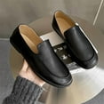 thumbnail image 3 of Men's Women's Casual Loafers Slip On Leather Shoes Comfortable Lightweight Driving Shoes Unisex Moccasins Classic Penny Loafer Flats Boat Shoes Outdoor Walking Shoes, 3 of 19