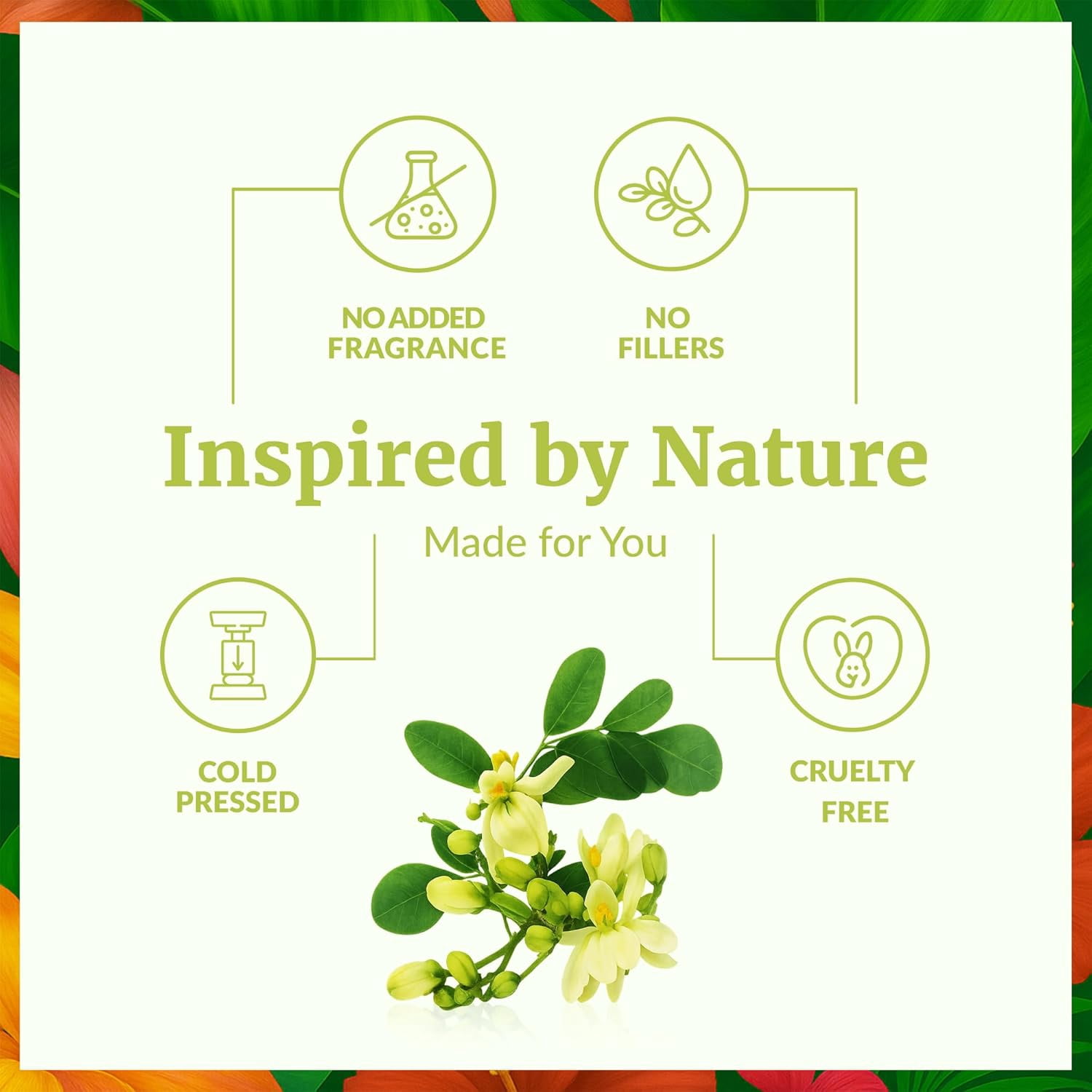 SVA Moringa Seed Oil Organic - 32 Fl Oz – 100% Natural Cold Pressed Moringa Oil - for Face, Skin Care, Hair Care, Scalp Massage & Body Massage – Carrier Oil with Dropper