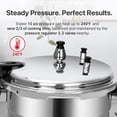 thumbnail image 2 of 5.3 Quart Pressure Cooker, 10 PSI Induction Compatible Canner with Triple Valves & Safety, 2 of 6