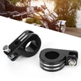 thumbnail image 1 of Par de montaje de pedal de motocicleta de abrazadera de montaje de clavija de pie de 32mm/125 pulgadas soporte de reposapiés de motocicleta apto para plata y negro ANGGREK Otros, 1 of 8