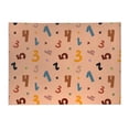 thumbnail image 2 of Numbers Colorized Peach Kids Play Mat, 2 of 5