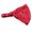 Red, variant on Turban Bandanas Girl Fashion Hairband Head Stretchy Lace Wide Headband, Black