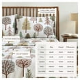 thumbnail image 5 of Great Bay Home Lodge Flannel Sheet Set - 100% Turkish Cotton - Double Brushed (Queen, Snowy Forest), 5 of 6