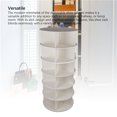 thumbnail image 3 of 360 Degree Rotating Shoe Rack Tower, Multifunctional Shoe Organizer Display Stand, Space Saving Solution, Suitable for Entryway, Living Room, 3 of 7