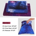 thumbnail image 4 of PiccoCasa Galaxy Duvet Cover Bedding Set, 3 Piece, Twin Blue Sky, 4 of 8