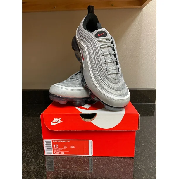 Ni - ke Ni - ke Air Max Vapormax 97 Silver Bullet AJ7291-002 Size 10