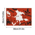 thumbnail image 2 of Halloween Carpet Rug Non Mat For Living Room Bedroom Bathroom Door Halloween Party Home Decoration Soft Blankets Throw Rugs Wool Throw Blankets Ladder Throw Blanket Well Dressed Home Blanket Small, 2 of 3