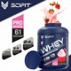 thumbnail image 3 of Scifit | Prote&iacute;na Whey | 24 g de Prote&iacute;na | 100% Whey Protein | 61 Servicios | Sabor Cupcake de Fresa | Post Entrenamiento | Bajo en Carbs | 5lb (2,27 kg), 3 of 5