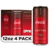 Coca-Cola Coffee Soda Pop, 12 fl oz, 4 Pack Cans