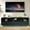 Black, variant on Heynemo 7-Color LED Lights Floating TV Stand with Storage Drawers for Living Room, White