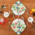 thumbnail image 6 of Coolnut Set of 6 Watercolor Cacti Napkins Cloth Napkins 20"x20", Washable Polyester Dinner Napkins for Parties, Wedding, Restaurant, 6 of 6