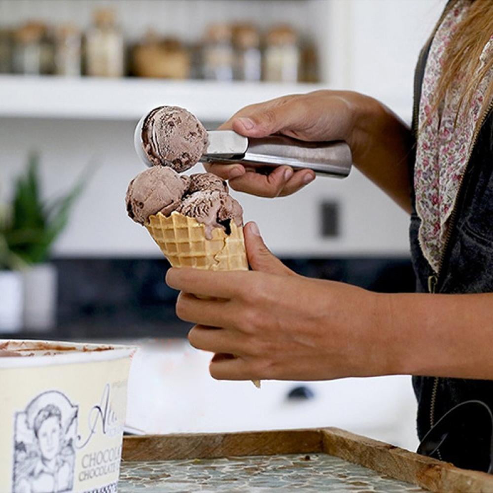7 Inch Ice Cream Scoop - Professional Metal Ice Cream Scooper - Easy to  Hold