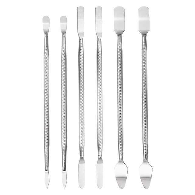 Spudger Pry Tool Kit, 6Pcs Metal Dual Ends for Smartphones, Tablets, Laptops, Silver