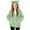 Green, variant on FAWUUDO Girls Fleece Jacket Kids Zip Up Fall Winter Fuzzy Sherpa Outwear Coat with Pockets