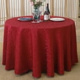 thumbnail image 3 of opvise Tablecloth Tear Resistant No Fading Polyester Washable Round Tablecloth for Kitchen, 3 of 8