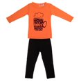 thumbnail image 2 of Trajes de chicas Zulema conjunto de ropa Negro + Naranja, 2 of 8