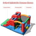 thumbnail image 4 of Gymax Inflatable Double Slide Bounce House Bouncy Castle w/ 480W Blower, 4 of 10