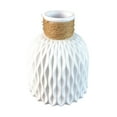 thumbnail image 1 of Jarrón de Plástico de cerámica de imitación Ticfox adorno decorativo nórdico Blanco B5, 1 of 14