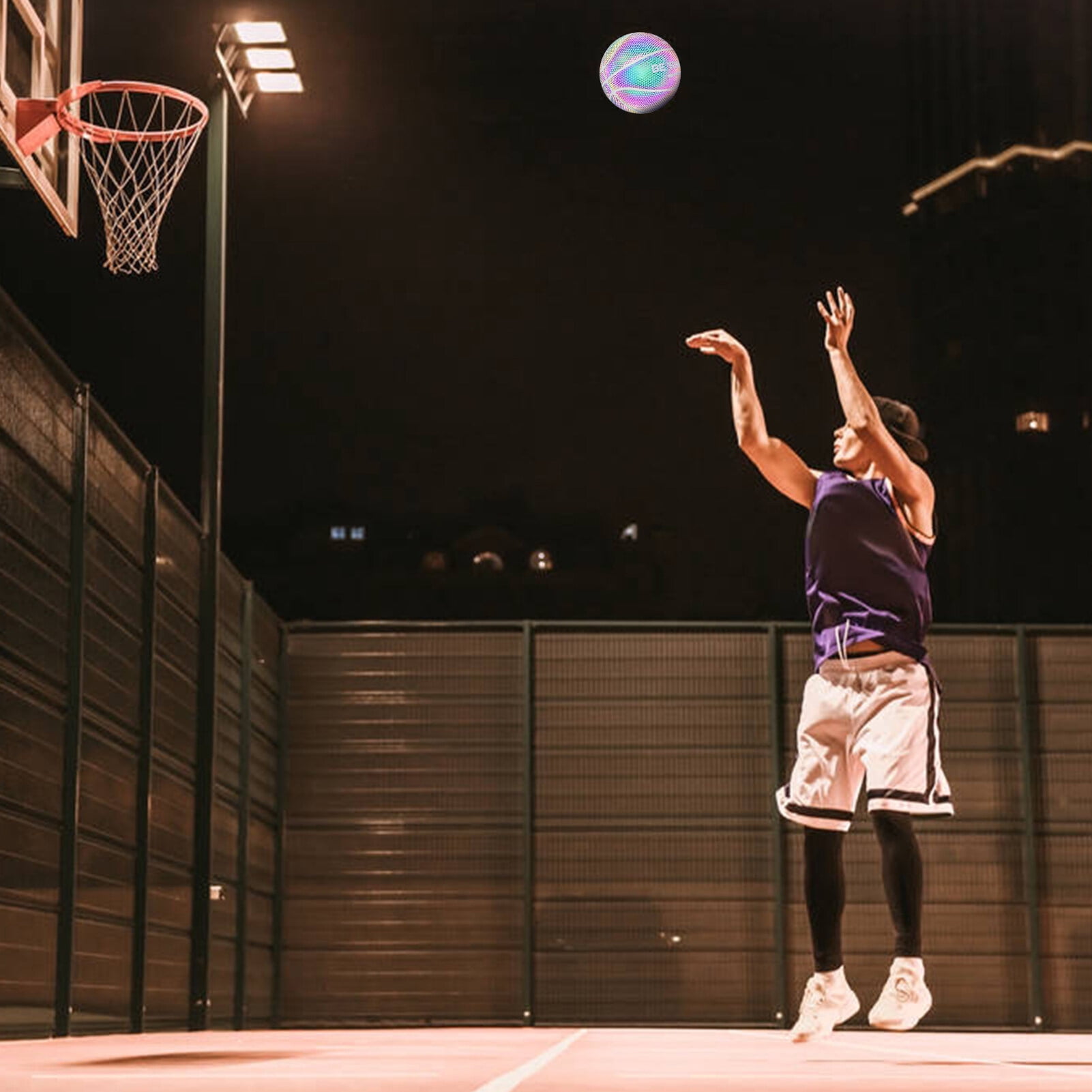basket reflechissante homme
