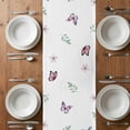 thumbnail image 6 of Tulips Spring Floral Table Runner - 70 Inch Long, Kitchen Dining Table Runner Dresser Scarves, Pastoral Flowers Butterfly Farmhouse Farmhouse Decor for Coffee Tables Wedding Party Banquet, 6 of 8