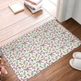 thumbnail image 2 of KLL Cute Flower Print Front Door Mat Indoor Outdoor Entrance, Non-Slip Mat All-Weather Doormat Indoor Outdoor Rug Patio Porch Entryway Mat, 23.6''x15.7'', 2 of 7