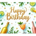 thumbnail image 4 of Colorful Design Happy Birthday Banner Cocktail Theme Party Decor Elegant Style for Birthday Celebration Event Decor Indoor Party, 4 of 8