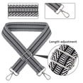 thumbnail image 1 of Qarigey Correa para bolso bandolera elegante, correas para bolso de hombro de longitud ajustable, cómodas y prácticas Ropa, zapatos y accesorios Miscelánea negro, 1 of 6