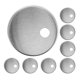 thumbnail image 1 of BRIGHTFUFU 8Ud Cubiertas Antifingerprint Para Bisagras De Asiento De Inodoro En Inoxidable Color Plata, 1 of 8