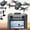 B, variant on A Mini Drone With 2.4 Inch Screen Remote Control 1080P Esc Camera Brushless Motor 2.4G Rc Quadcopter 360° Obstacle Avoidance For Beginners