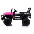 thumbnail image 5 of iRerts 12V Ride on Cars with Remote Control, Powered Ride on Toys Truck with Bluetooth, Music, MP3/USB Port, Swing Mode, Electric Cars for Kids Boys Girls 2-5 Ages, Pink, 5 of 7