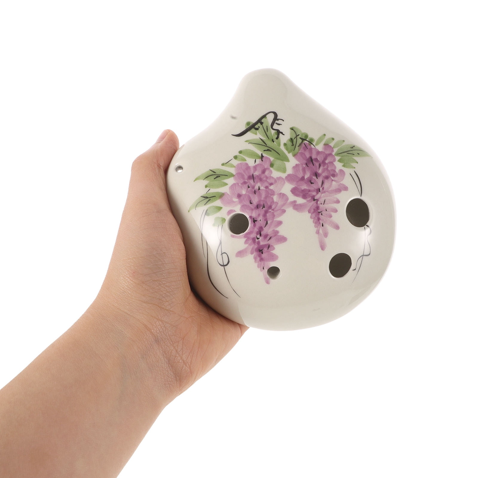 OUNONA Holes for Alto Pottery Student Child 13.50X11.50X5.00CM Violet