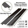thumbnail image 2 of GoXteam 2Pack Silicone Stove Gap Covers, Heat Resistant Oven Gap Filler Seals Gaps Between Stovetop and Counter, Effectively Stain Resistant, 25 Inches, Black, 2 of 7