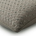 thumbnail image 2 of Cushion Cover, Decorative Silver Throw Pillow Covers, 20x20 inch (50x50 cm) Silk Cushion Cover&nbsp;Home Decor, Pillow Covers with Lace & Sequins & Embroidered, Abstracted - Vanilla Lace, 2 of 3