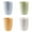 Multicolor, variant on THLKIF Wheat Straw Cups Reusable Drinking Glasses- Alternative to Plastic Cups 12 Oz Water Cup Unbreakable Drinking Cups for Kids Bathroom Drinking, Dishwasher