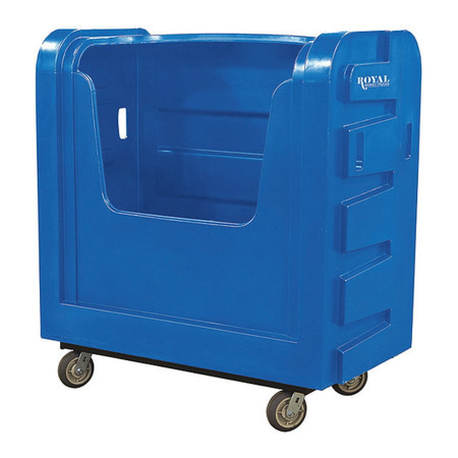 ROYAL BASKET TRUCK G36BLXBFA6UNN Poly Bulk Truck,36 cu ft,Blue